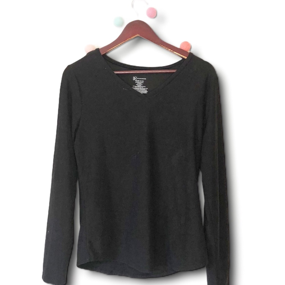 Black Long Sleeve Top